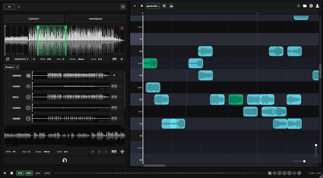 SoundBerry VST plugin running inside a DAW